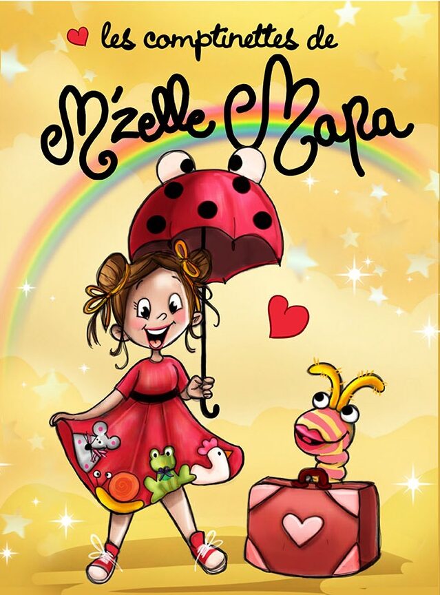 Affiche spectacle Les comptinettes de mzelle Mapa